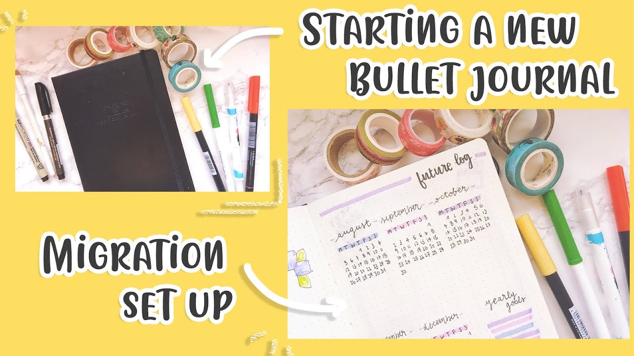 Starting a NEW Bullet Journal Migration Setup YouTube