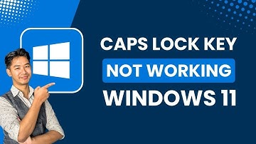 CAPS Lock Key Not Working and Stuck in Windows 11, Easy Solution