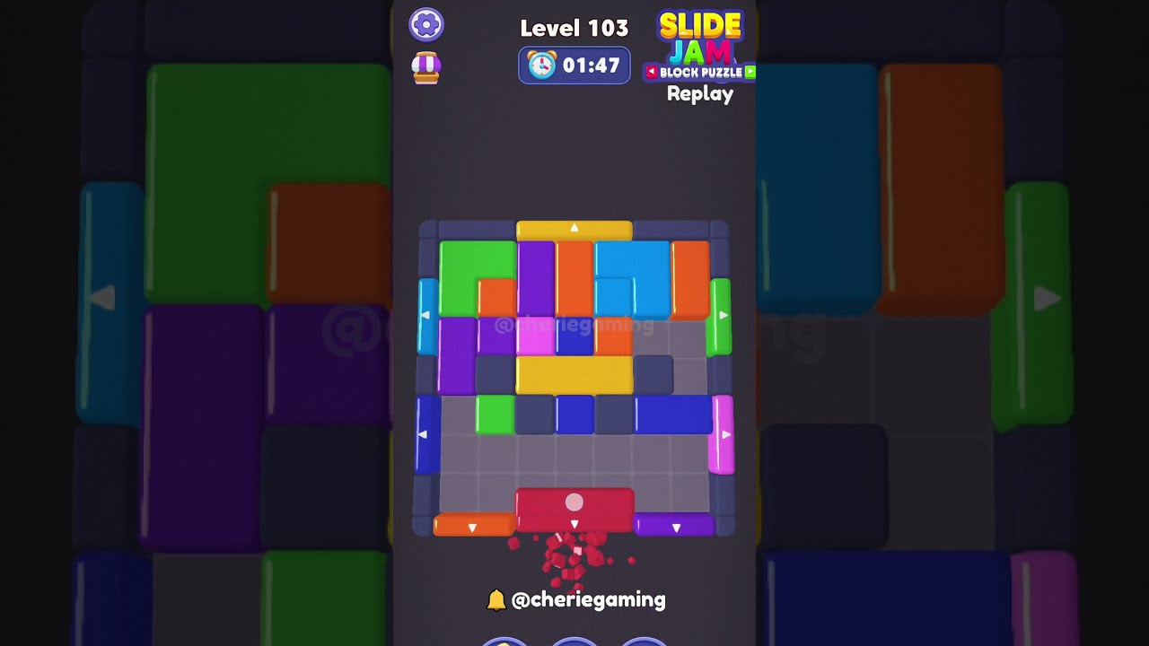Slide Jam Level 103 Solution Walkthrough