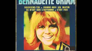Bernadette Grimm - Donne Moi Un Matin - Ep Fontana 460 956 Me