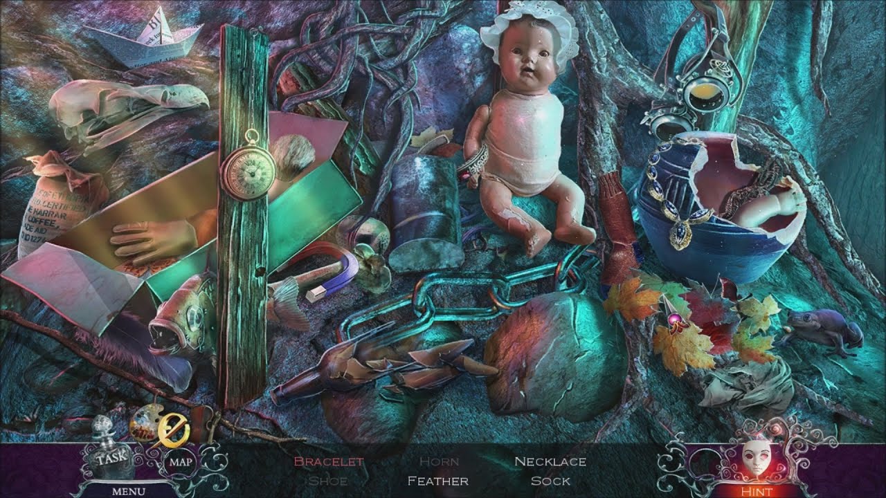 Phantasmat: Behind the Mask - All Hidden Objects