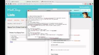 Embed (Multiple) MailChimp Forms On Your Website
