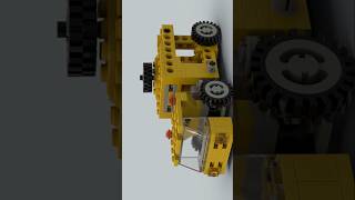 Lego 8020 1 b2 Crash Tender rotate 3D #lego #retrocube #Crash #8020 #legobuilding #technic