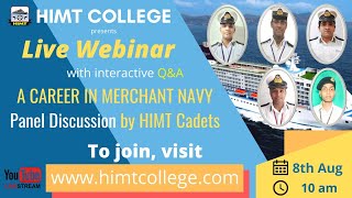 Panel Discussion by Cadets | A career in Merchant Navy