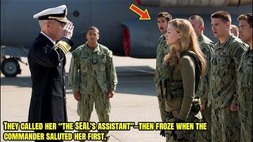 They called her “the SEAL’s assistant”—then froze when the commander saluted her first.
