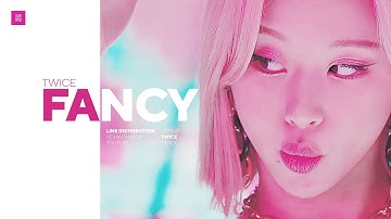 TWICE - FANCY Line Distribution (Color Coded) | 트와이스 - 팬시