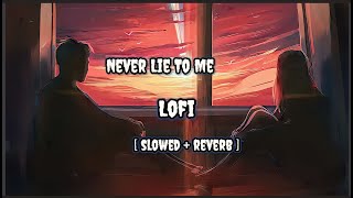 Never lie to me [ slowed + reverb ] and lyrics full song.. Resimi