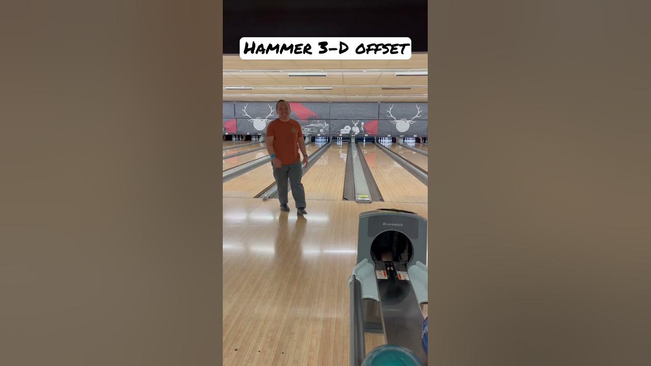 The Hammer 3D Offset Bowling Ball HOOKS!!! shorts bowling YouTube