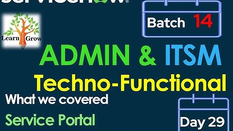 CSA-CIS ITSM Batch14 | Day 29 | Service Portal Configuration #Shorts #Short