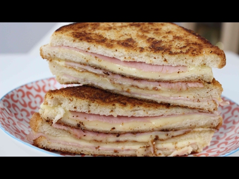 BESTES Schinken-Käse-Toast Rezept aus der Pfanne | CROQUE MONSIEUR | Kochvideo