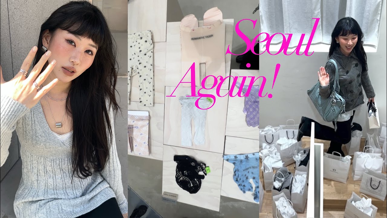 【vlog】狎鴎亭でマネージャーを1日中連れまわしshopping🛒🇰🇷