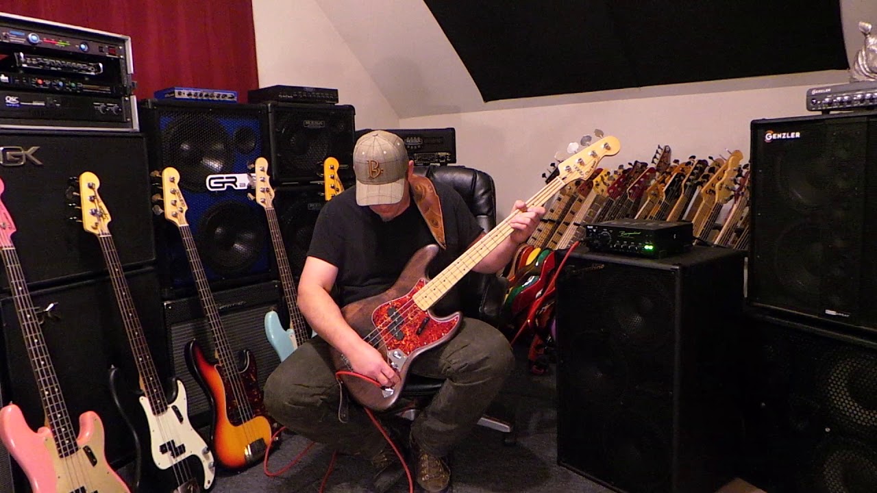 Andy Irvine Ghost Bass #1 Demo - Bartolini B Axis P pickups