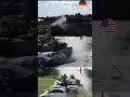 Leopard 2A4 vs M1A2 Abrams vs Challenger 2: The Ultimate Heavyweight Crush Test!#shorts