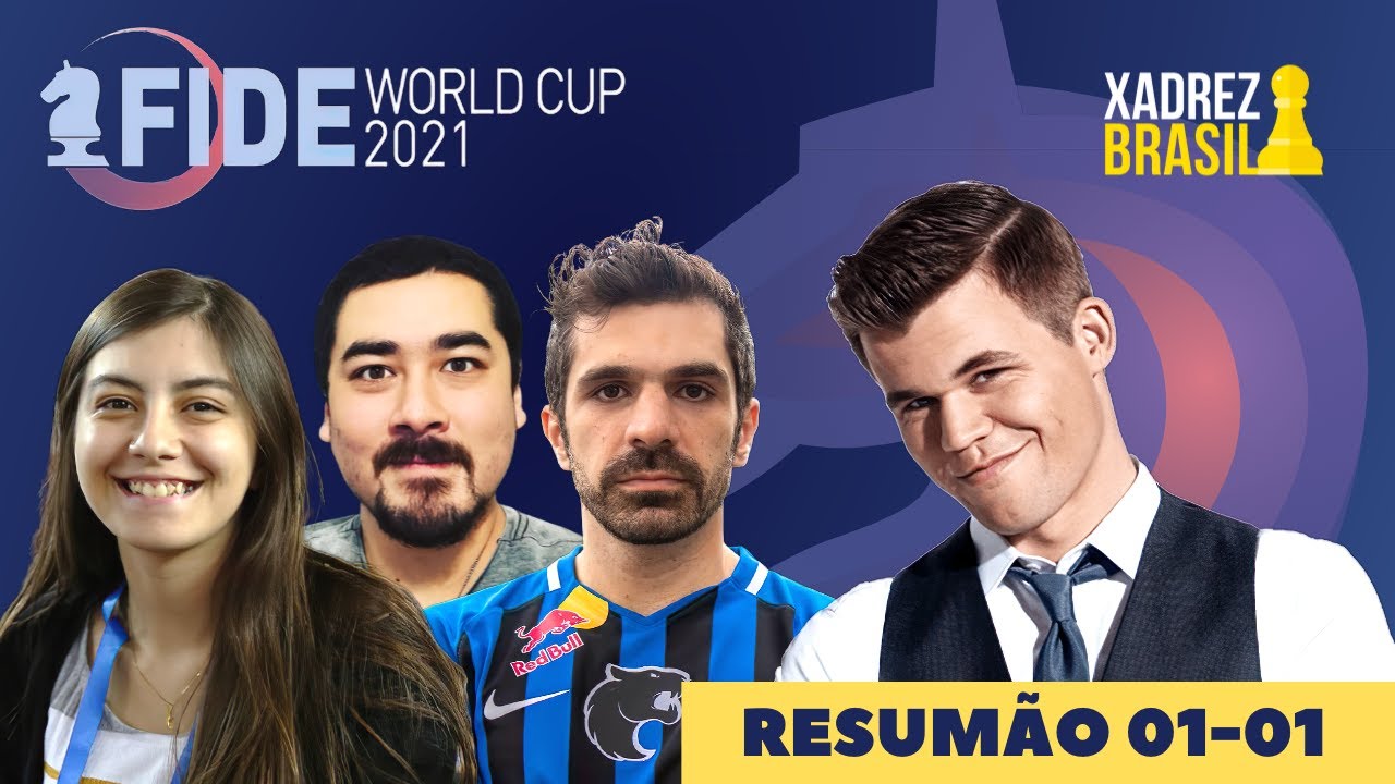 RESUMÃO - Dia 1 - COPA DO MUNDO de Xadrez! Fide World Cup 2021 