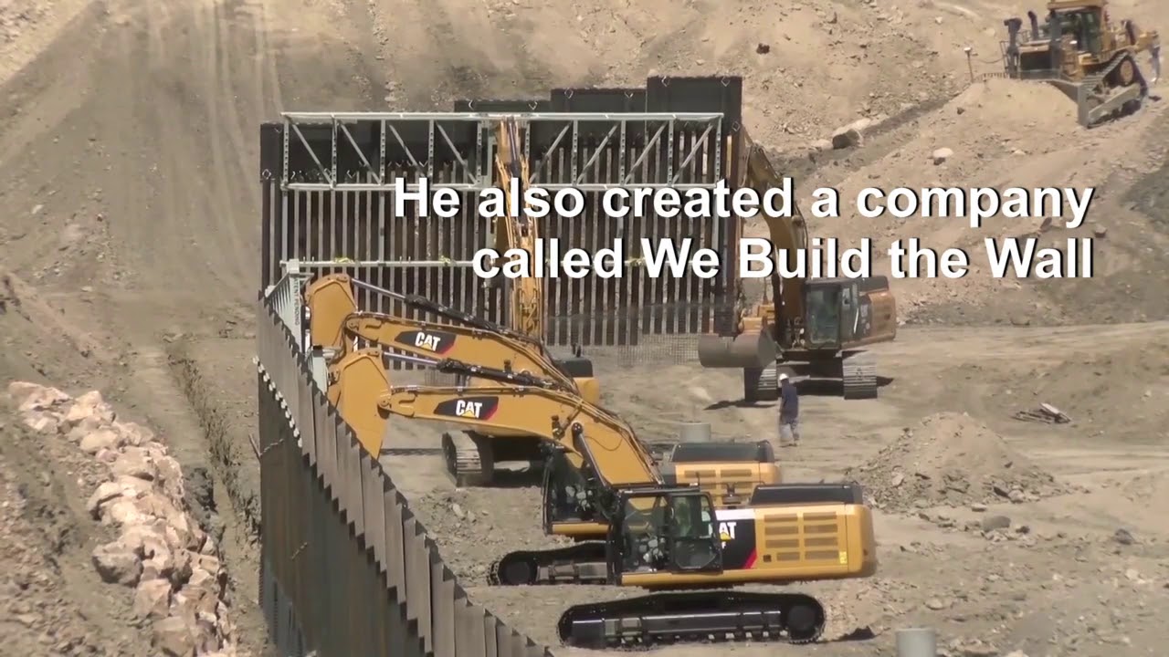 Trump Backers Launch Construction On Private Border Wall - YouTube