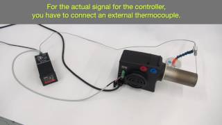 Leister Tutorial | Hot-Air Blower Hotwind System operate and options to control and hook up