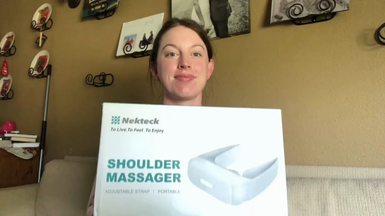  Nekteck Cordless Neck and Back Massager for Pain