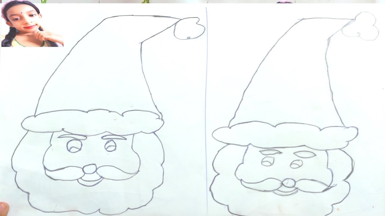 How to draw Santa Claus step by step।Christmas drawing and painting