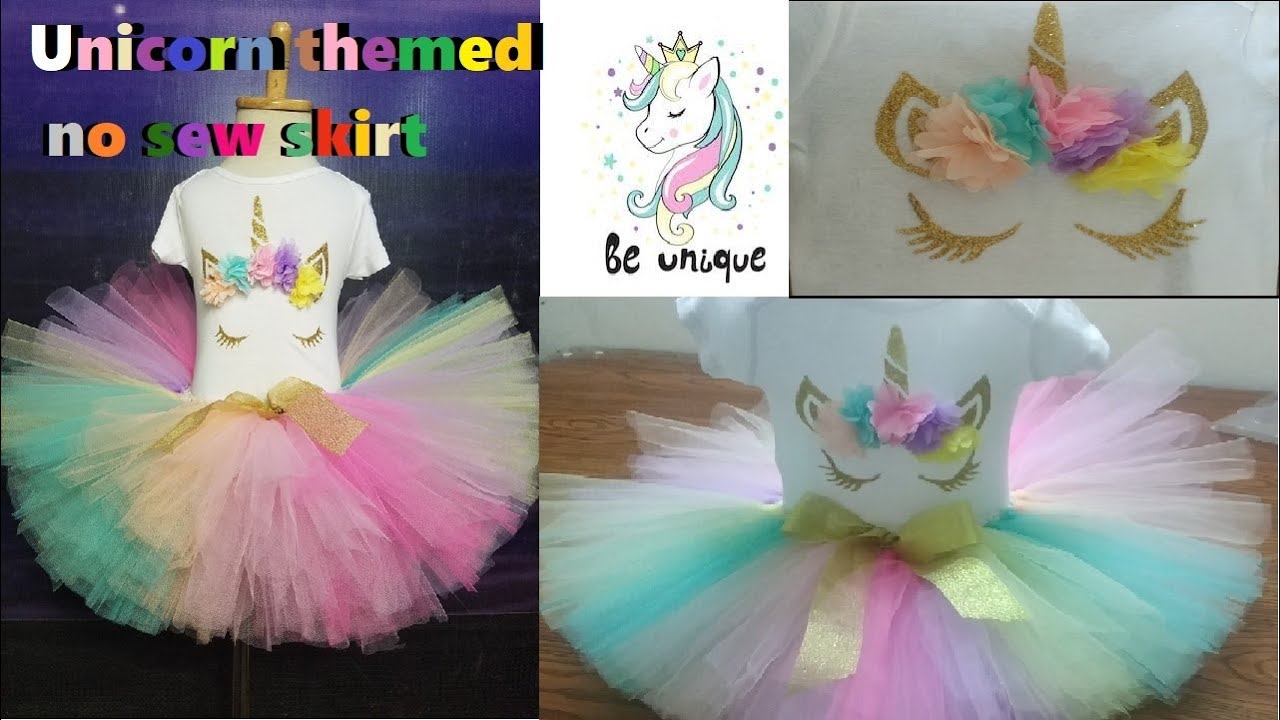 unicorn tutu skirt