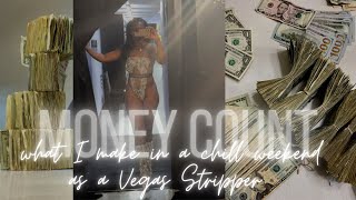 Money Count | What I Make in a 4 Day Weekend as a Dancer in Vegas! 🤑