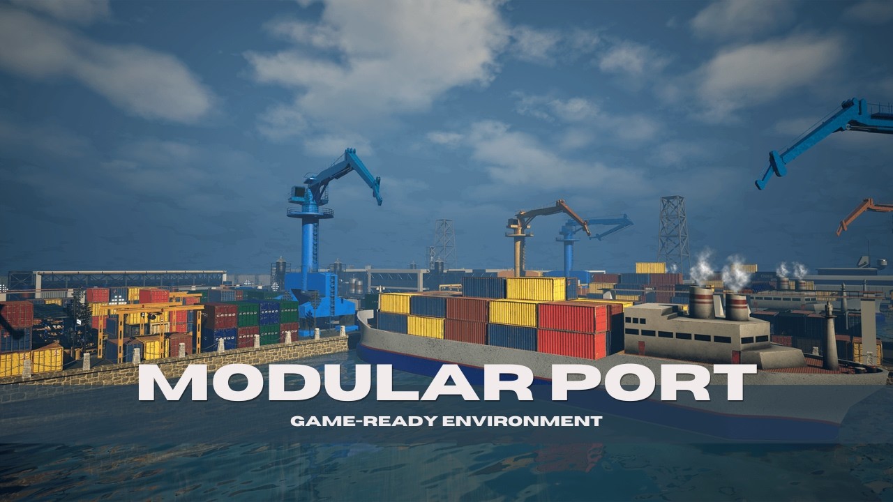 Modular Port | Game-Ready Environment | Unreal Engine 5 - YouTube