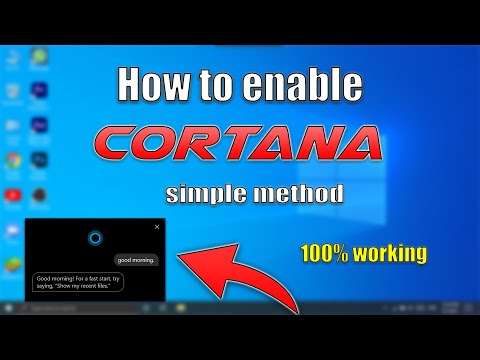 How To Enable Cortana In Windows 10 || How To Use Cortana || Fun With Cortana #2021 #cortana #new