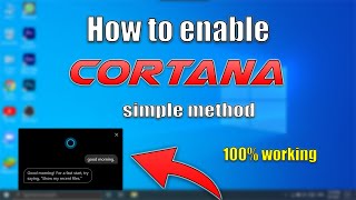 How to enable cortana in windows 10 || how to use cortana || fun with cortana #2021 #cortana #new screenshot 1