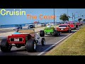 Cruise central Cruisin the Coast 2022 Samspace81 classic car show coverage (Coastal Hwy 90 Arrivals)