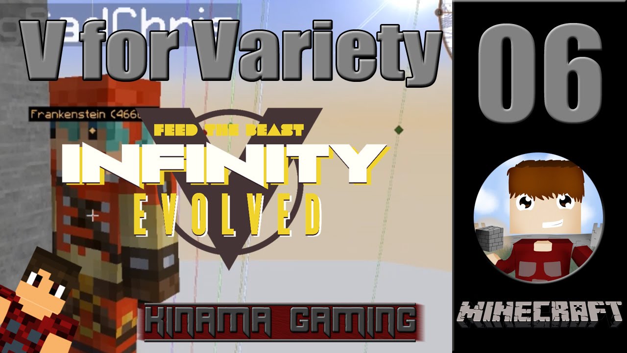 V4Variety FTB Infinity Evolved Expert Mode 06 - New Base Location - YouTube