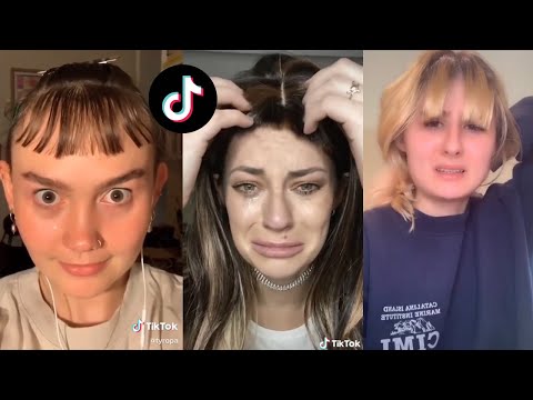 TikTok Girls Cutting Bangs Fails & Wins