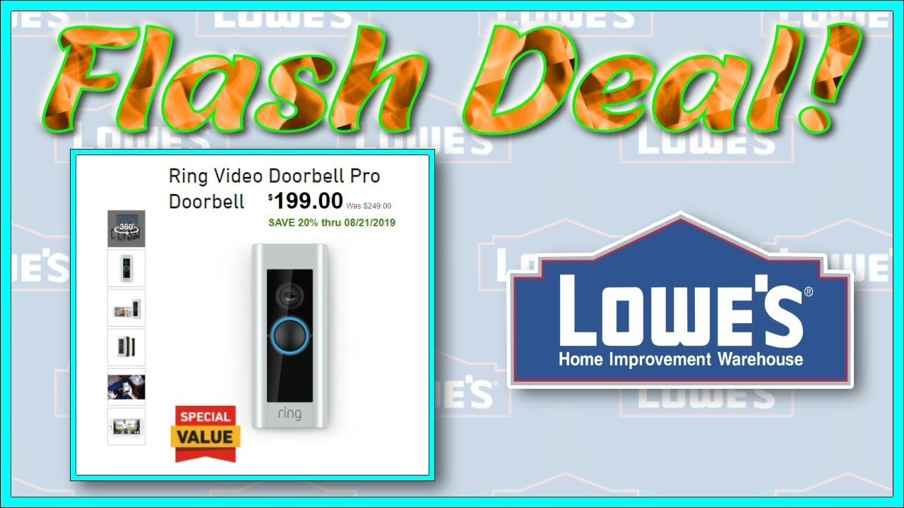 ring video doorbell pro lowes