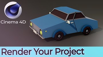 How to Render your 3D project in Cinema 4D | Cinema 4D Tutorials