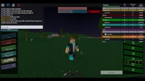 roblox twisted murder code for squiddles