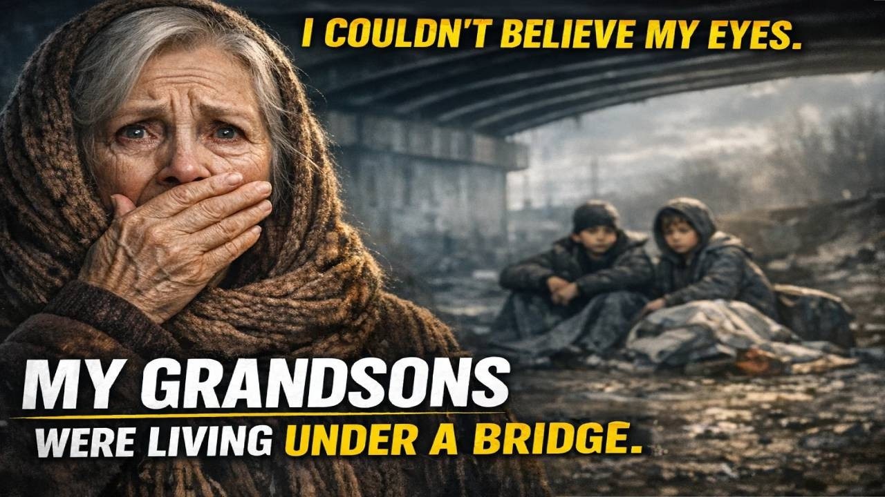 2 Years after my son’s death, I found my grandsons living under a bridge That wasn’t the worst part!