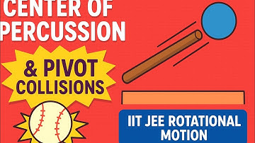 🎯 🔥 🌀💫 🎯⚡⚙️💥 Center of Percussion & Pivot Collisions | IIT JEE Rotational Motion 🔄