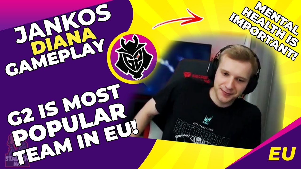 G2 Jankos Talks - G2 Is Most POPULAR Team in Europe! 👍 Mental Health Is Most Important!