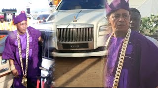 WATCH MOMENT OBA RAJI ADESHINA ASHADE JAFO AUTHORITY STORM HER MOTHER TWON TO CELEBRATE HIS BIRTHDAY