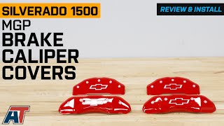 2019-2024 Silverado 1500 MGP Brake Caliper Covers with Bowtie Logo Review & Install