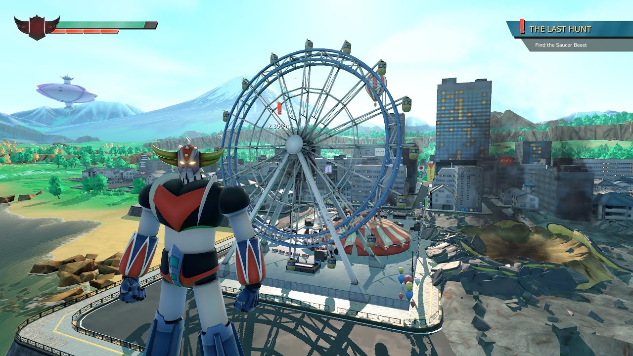 Trying the 2023 Grendizer game, and using BongoCat