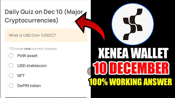 Xenea Wallet Quiz Answer 10 DECEMBER | Xenea Wallet Quiz 10 DEC | Xenea Wallet Voucher Code Today