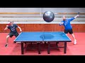 Ping Pong with a Gigantic Ball