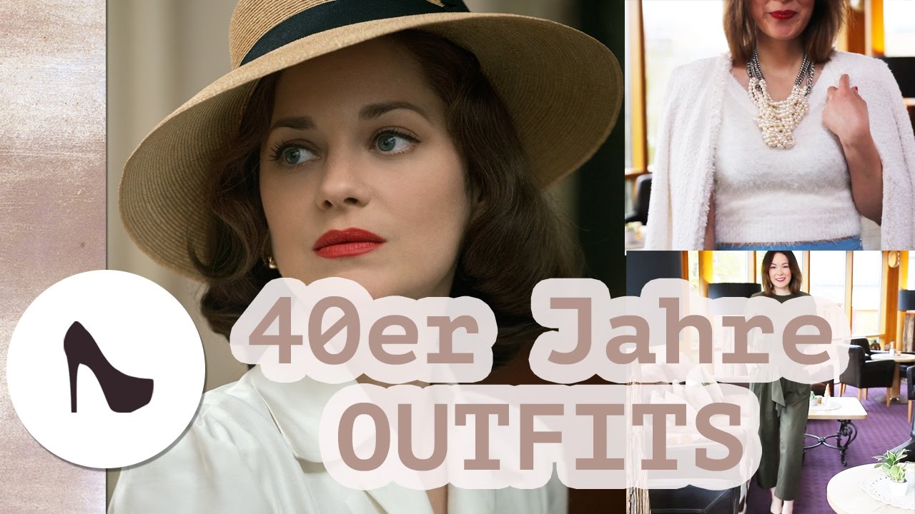 40er Jahre Mode Heute I Marion Cotillard Inspiriert I Nela Lee Ad Youtube