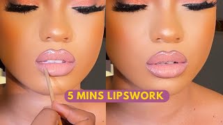 My Favorite NUDE lips Combo You Can Achieve in 5 mins  // beginners friendly