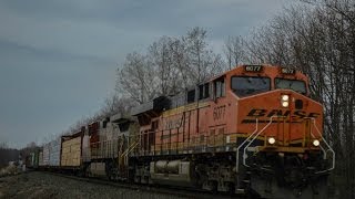 BNSF Aplenty on the CSX Rochester Subdivision 4/25/14