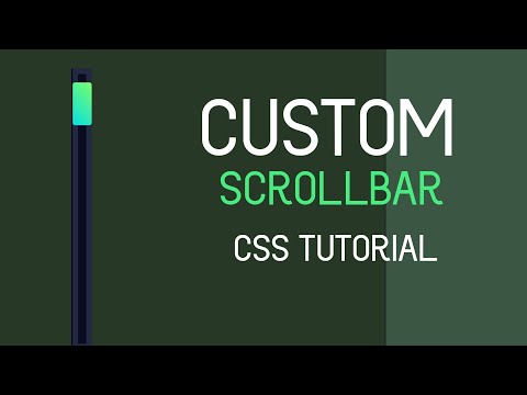 Custom Scroll CSS Tutorial || تغيير لِفافة الموقع