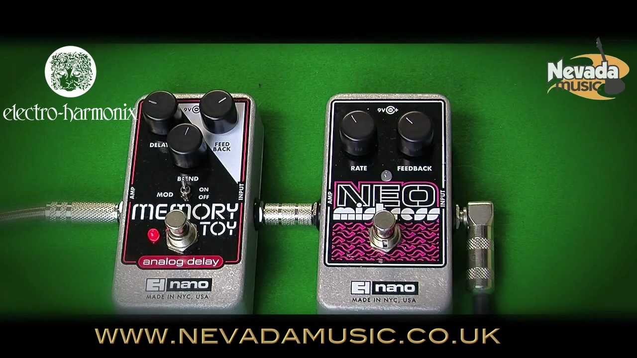 EHX Electro Harmonix Neo Mistress Flanger Guitar Effects Pedal Demo