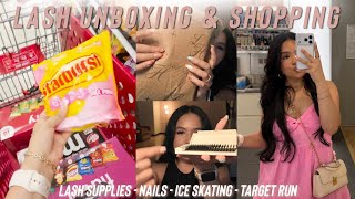 LASH UNBOXING & SHOPPING VLOG
