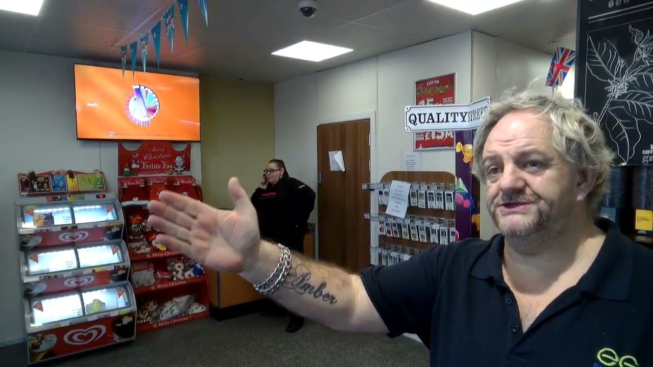 ANGRY STAFF AT THE PETROL STATION