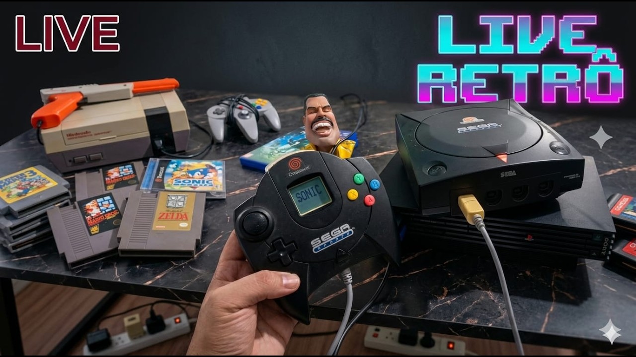 [🔴LIVE] JOGANDO GAMES RETRÔ ll CONSOLE REAL - YouTube
