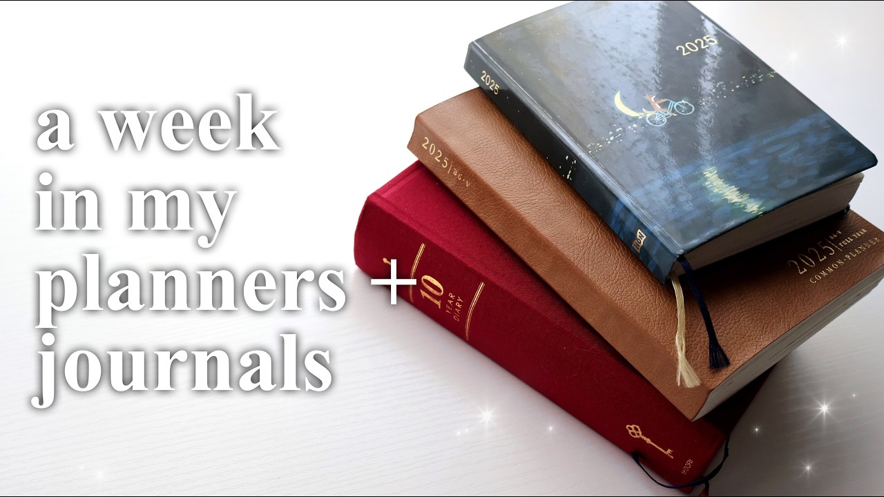 A Week in My Planners | How I Use My Sterling Ink, Hobonichi and Midori